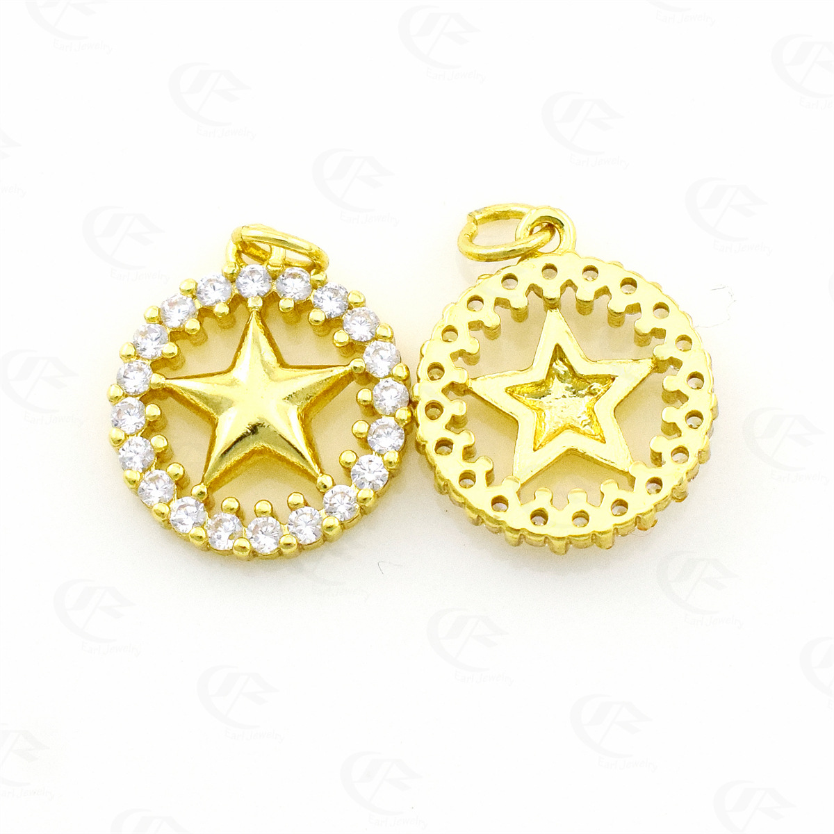10*12mm Jewelry Making Size Zircon Inlay Material 5 PCS/Package 10*12mm Copper Zircon Tree Dolphin Heart Shape Pendant