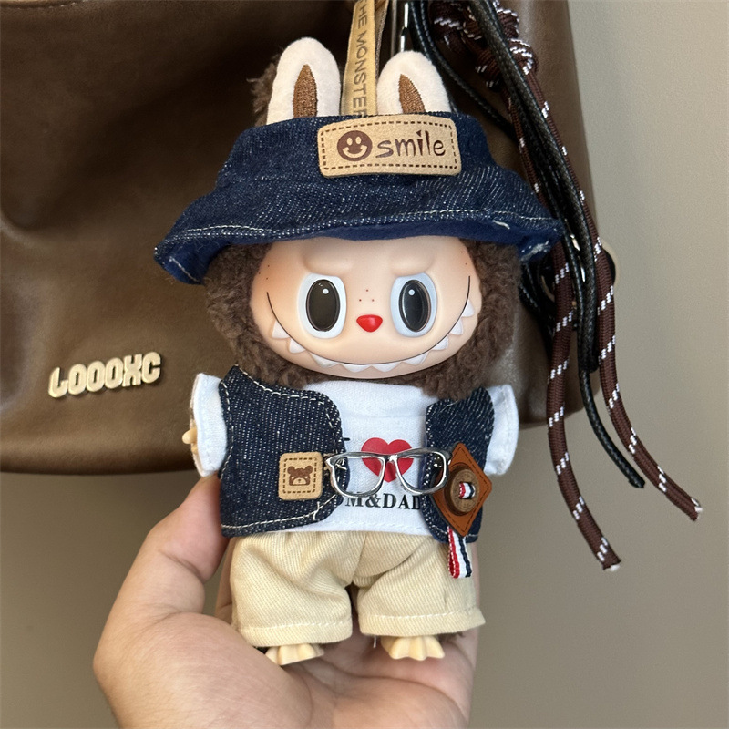 仅衣服适用labubu坐坐派对娃衣一二三代拉布布衣服套装配件饰周边|undefined