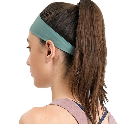 European and American sports headbands, outdoor cycling headbands, headbands, yoga fitness sweat-absorbent headscarves, running sports sweat-guided headbands
