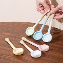 马卡龙咖啡搅拌勺手作可爱歪歪勺ins长柄家用高颜值调羹甜品汤勺