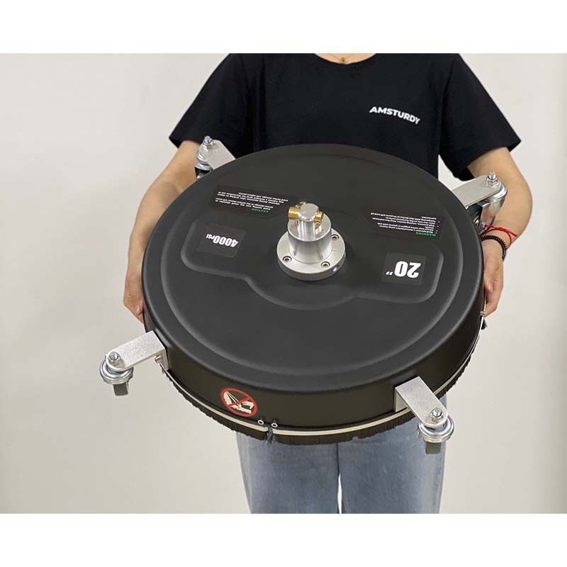 厂家批发移动路面清洗器20寸塑料洗地盘高压清洗机洗车机附件清洁