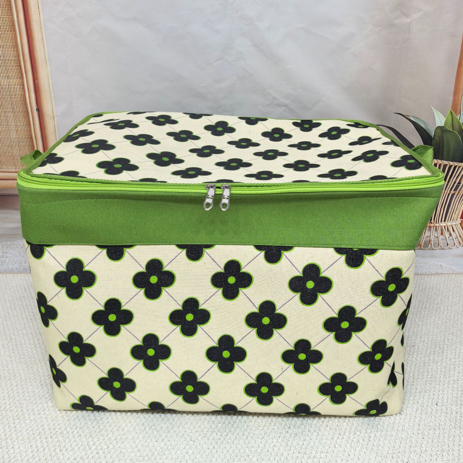 100L 녹색 네잎클로버 55*40*40