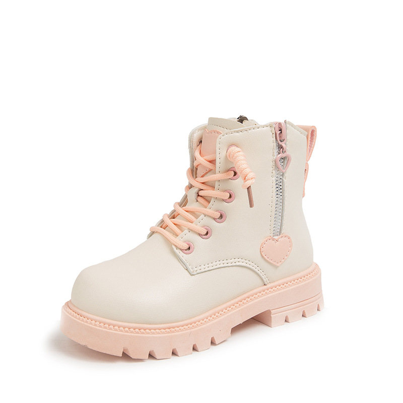 Martin da ragazza 2023 nuovi stivali corti per scarpe in cotone peluche moda autunno e inverno per bambini_voghion.com