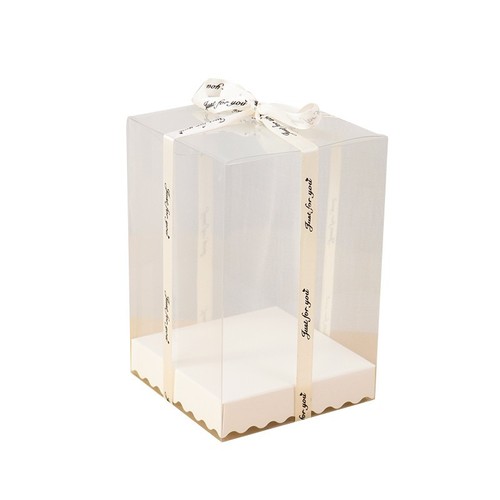 Meimuer aromatherapy candle packaging gift box, aromatherapy plaster packaging box, square transparent plastic packaging gift box