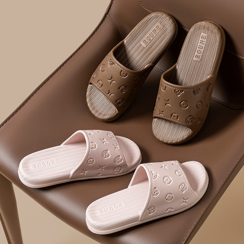 High-End Slippers for Women, Summer Eva Indoor Non-Slip Bathroom Slippers, Odor-Resistant, Suitable for Men and Women, for Home Use