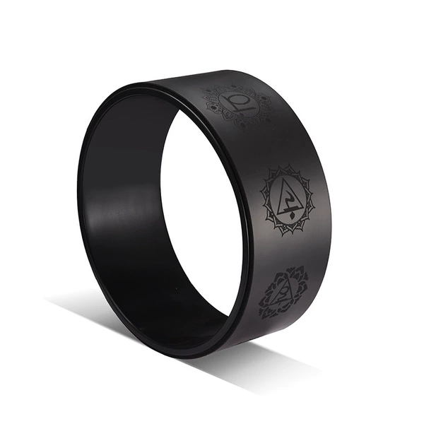 Black PU seven-star wheel + black inner ring