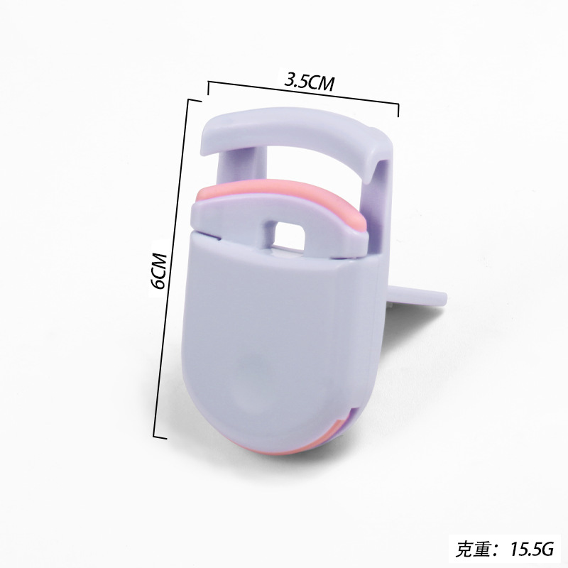 Mini Rizapestañas Portátil de Plástico, Sin Pellizcar, Clip de Pestañas de Gran Ángulo