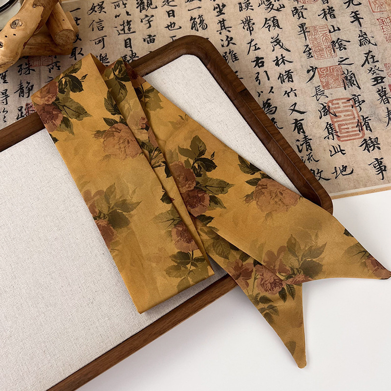 兰亭序古风发带小长条丝巾系列清冷感绑发挂包飘带领巾百搭氛围感|undefined