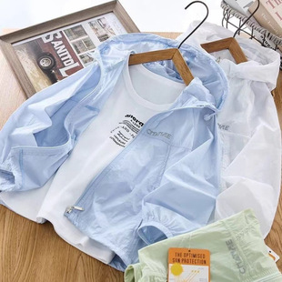 Boys' Sun Protection Clothing 2025 New Lightweight and Breathable Baby Sun Protection Clothing Boys' Thin Jacket Summer