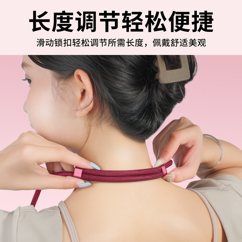 スマホストラップ 3in1 調節可能 リストストラップ ショルダーストラップ 首掛け 取り外し可能 欧風 盗難防止 高級感 ストラップ|undefined
