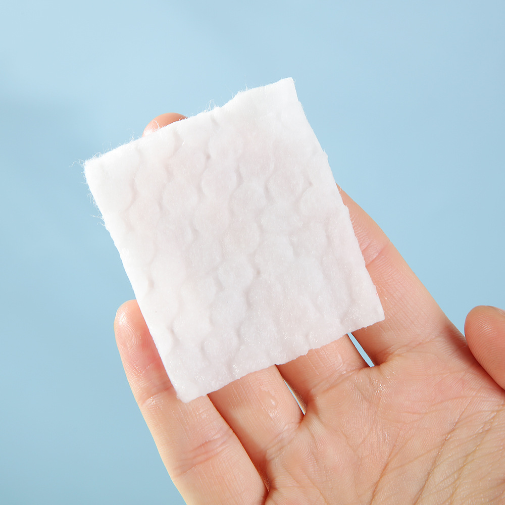 Customizado algodón maquillaje de patrón de perla delgado húmedo ahorro de agua belleza toallas limpiadoras de toallas faciales redondas de algodón limpio al por mayor