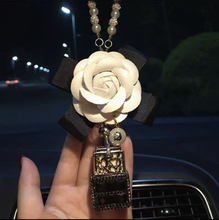 黑钻白山茶花香水挂件其它玻璃简约美夜思非洲欧洲南美东南亚北美