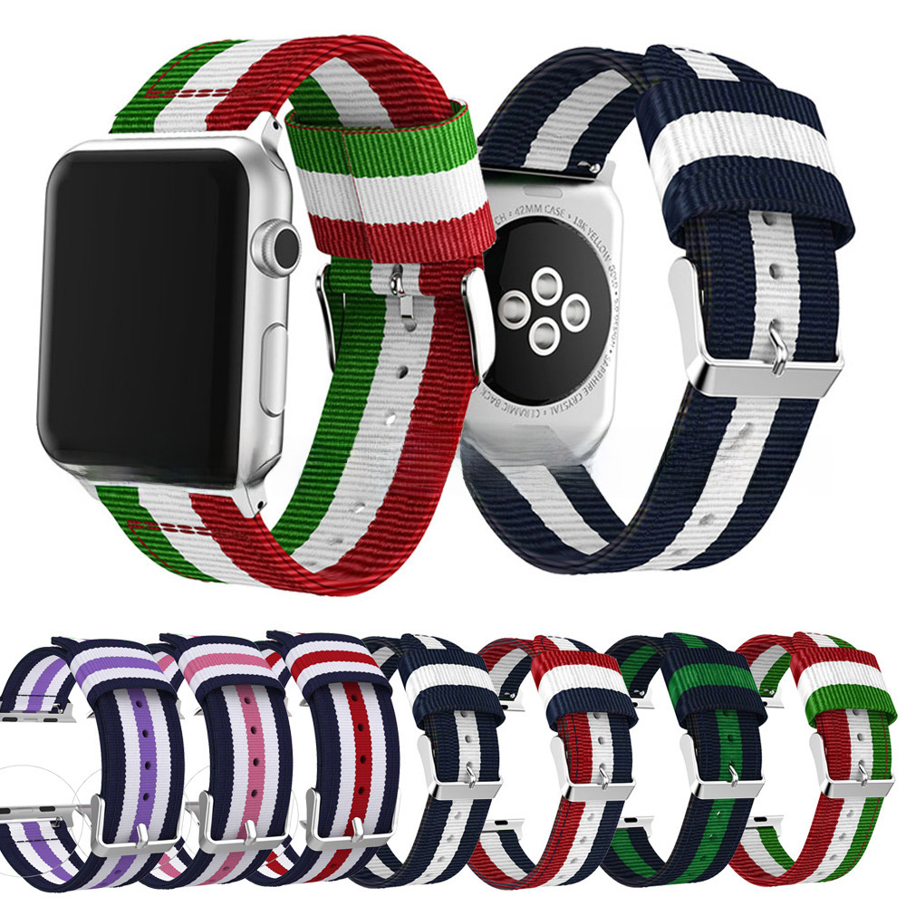 Apple, nylon woven watch strap