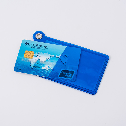 Wholesale New Colorful Transparent Card Holder Protective Case Work ID Student ID Badge Lanyard Tag Document Card Case