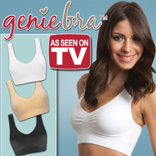 Genie bra with pads seamless Hot sports bra Yoga fitness bra