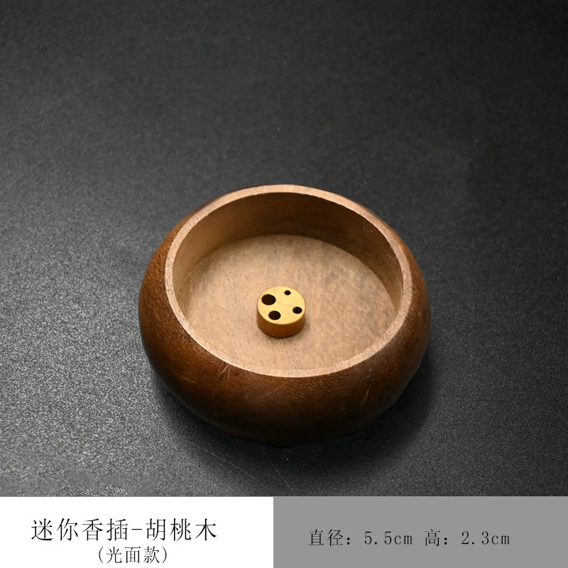 Розовый бумер пористый чашка мини Xiaoxiang розетка-подключение ароматические благовония домашний круглый агарwood чёрное твердое дерево коптильня