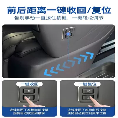 40 series middle row – Seats and accessories