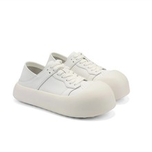 SGIRL TWTW官方正品丑萌大头小皮鞋两穿厚底小白鞋女2025面包鞋