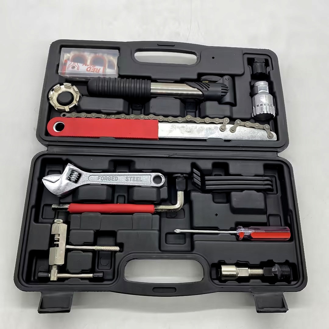 Bicicleta conjunto completo de herramientas de reparación portátil llave de mantenimiento Equipo conjunto completo de herramientas de reparación combinación traje