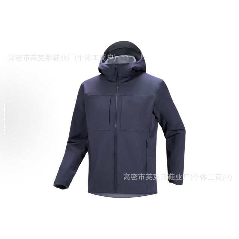鸟家同款GAMMA伽马系列软壳冲锋衣防风保暖户外连帽抓绒外套男 女|undefined