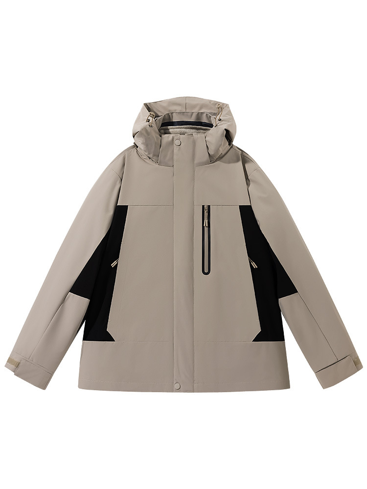 Wang Erbo, el mismo estilo, chaqueta tres en uno Yaya, 25 nuevos trajes de trabajo, ropa de Parker de tres pruebas, abrigo grueso y cálido