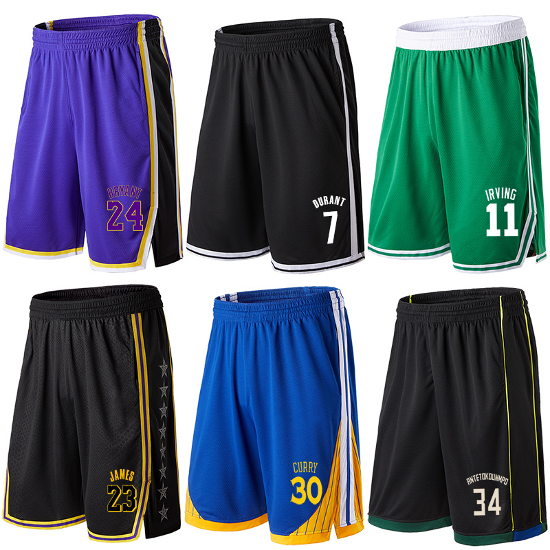 Loose James Kobe Basketball Pants Curry Training Pants Over-the-Knee Pants Shorts Women Owen Sports Shorts Men