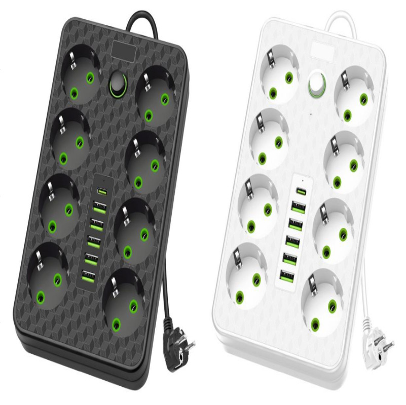 德标插座排插USB接线板欧标转换插头器俄罗斯欧洲韩国泰国巴厘岛