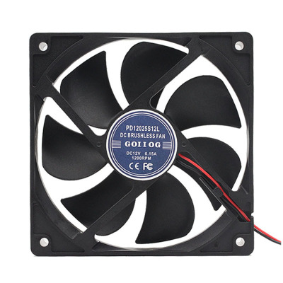 12cm/ centimeter computer Gale Chassis radiator CPU Power supply cooling fan 12025 Fan silence 12V