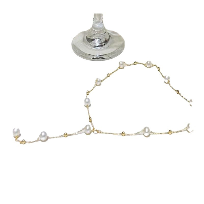 Collana di perle magnetica di lusso donna girocollo elegante_voghion.com