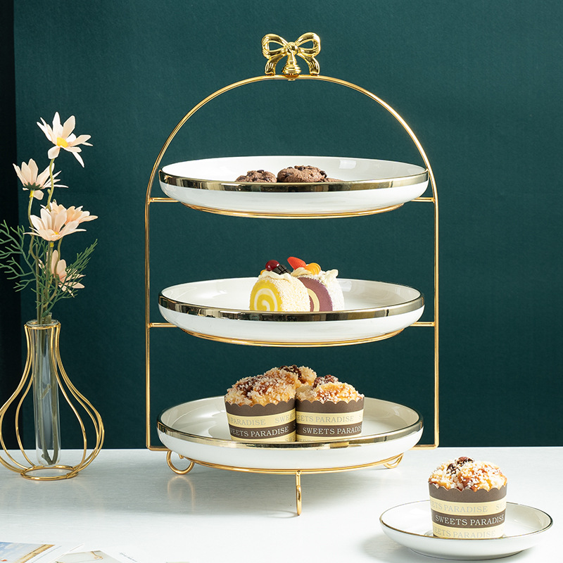甜品架+盘