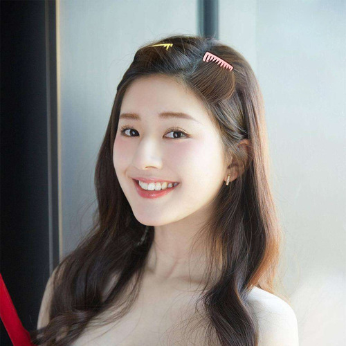 Metal hair comb without trace hair clip, temperament girl Korean back hair ornament reverse comb bangs clip, reverse hair pin