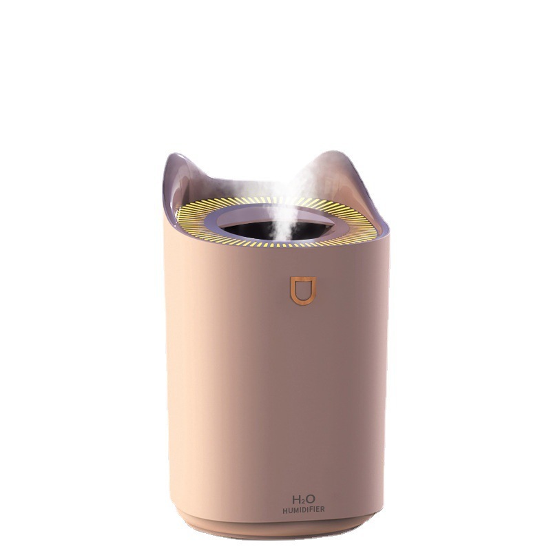 新しい 2L シングルスプレー USB 大容量ミュートオフィスナイトライト家庭用空気加湿器家庭用大型スプレー|undefined