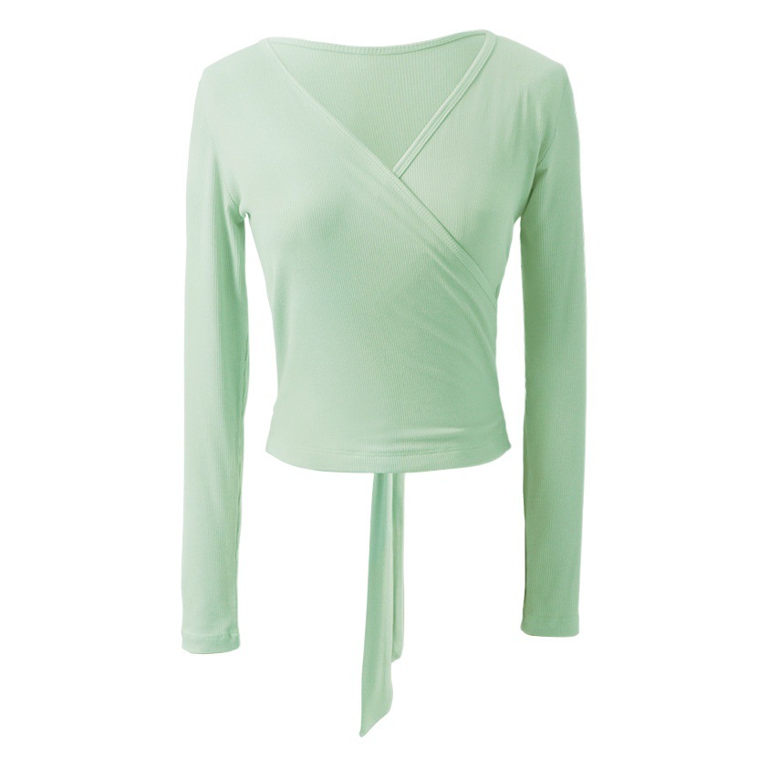 Top de baile de Ballet para mujeres adultas rima de cuerpo clásica moderna ropa de cuerpo de encaje de punto ropa de práctica de baile chino top