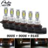 Cross -border headlights 9005 9006 80W 3570 CSP car LED decoding fog light H10 high -light motorcycle light