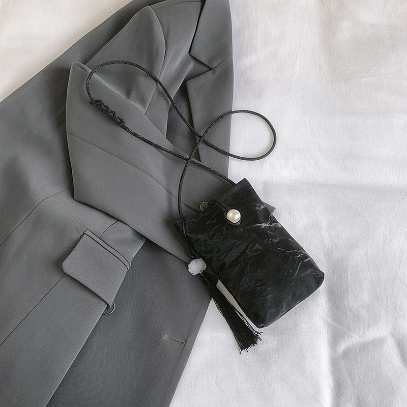 Nicho Zhong superfuego mini bolso de teléfono móvil de hombro para mujeres 2024 nuevo estilo de moda de verano versátil bolso de hombro de moda