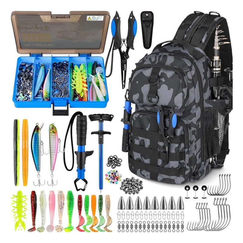 Transfronterizo amazon pro al aire libre multifuncional luya mochila de pesca mochila suministros de pesca al por mayor