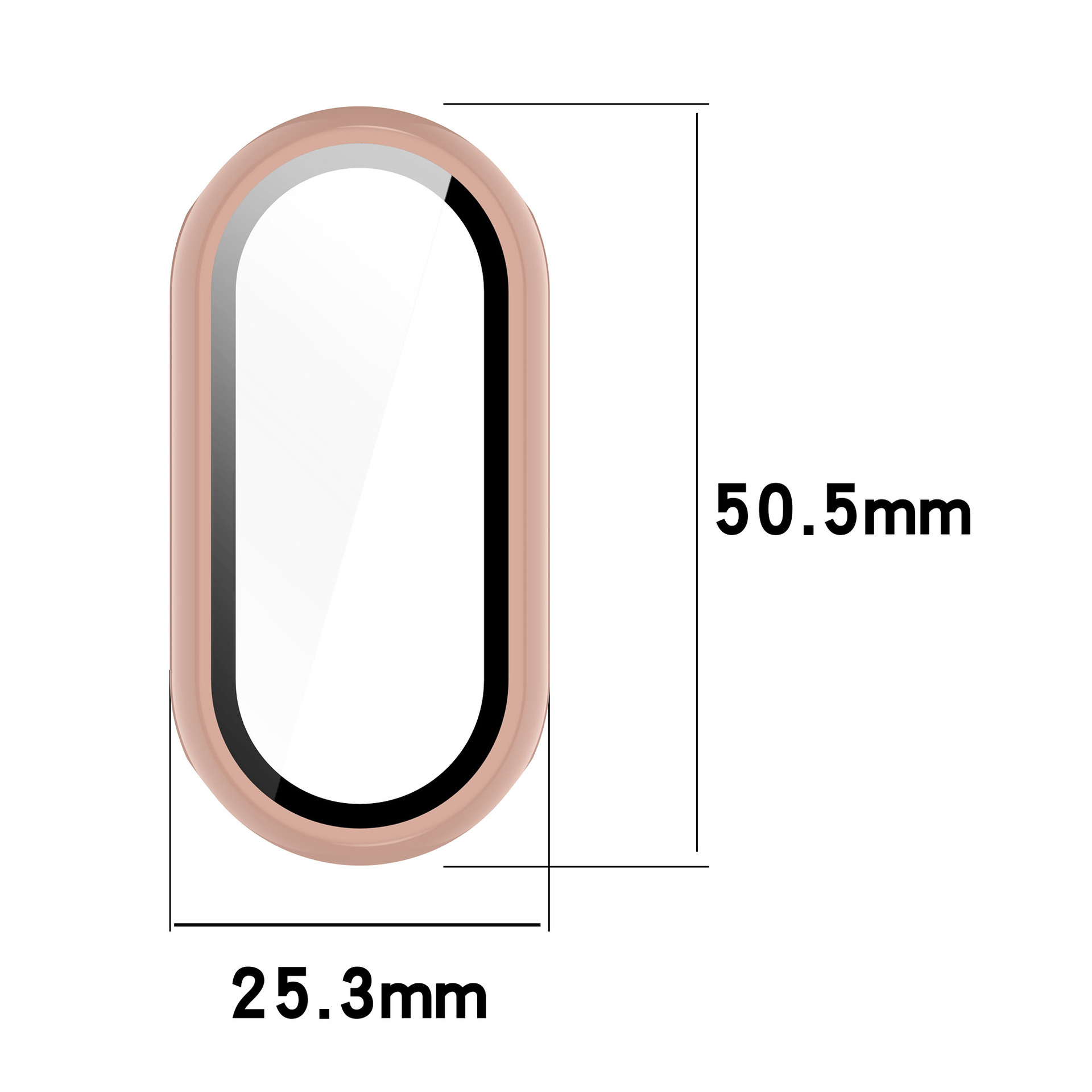 Xinyuan Shuntong is suitable for the NFC standard case and film integrated Mi 8/9 tempered film watch case of Mi Band 10 full figure