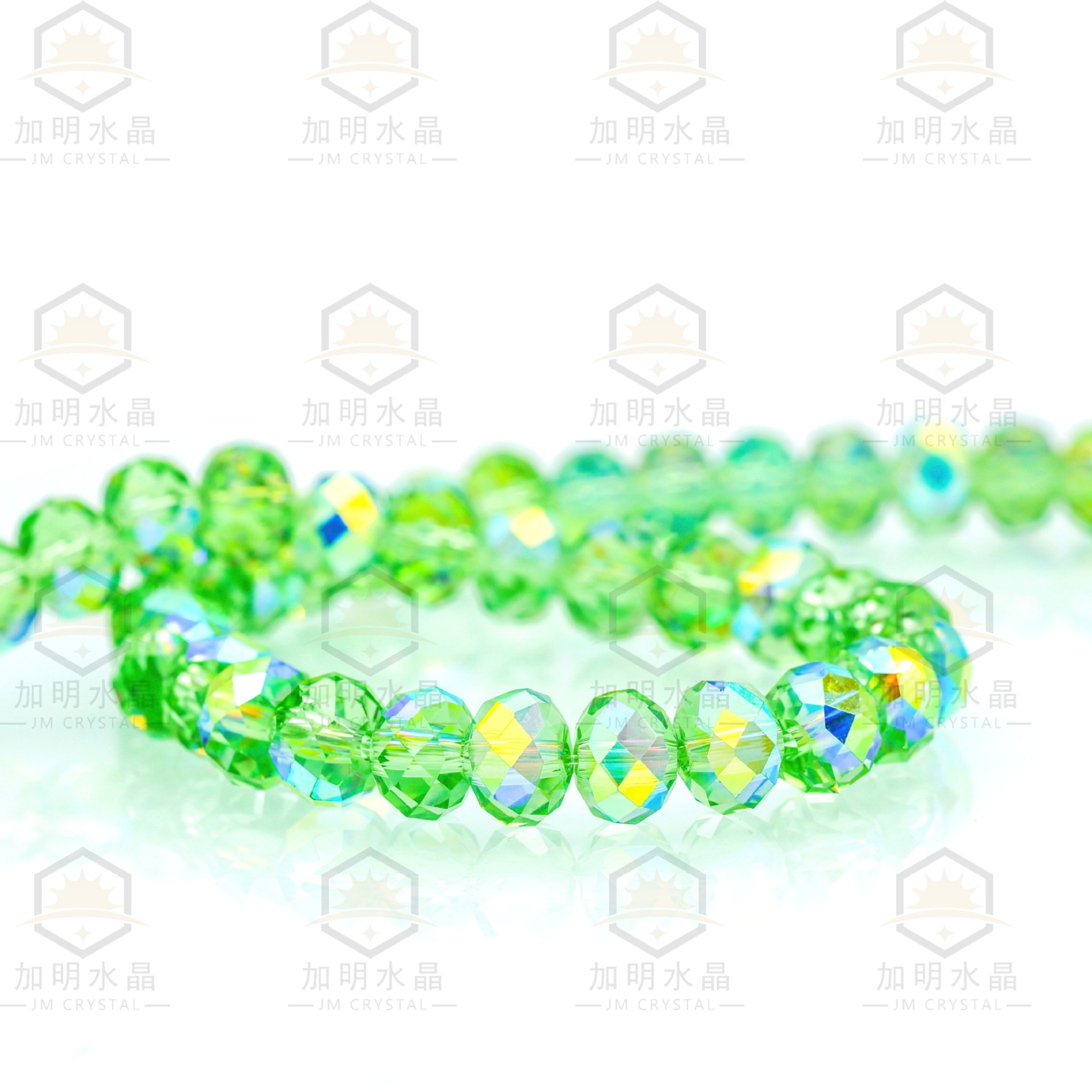 2 / 3 / 4 / 6 / 8 / 10MM imitación de Swarovski K9 buca austriaca ábaco de perforación de cristal de cristal