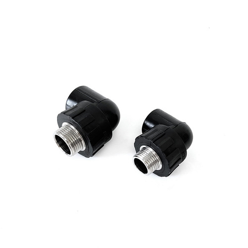 New material PE outer wire elbow 20-63 socket type wire elbow HDPE water supply pipe hot melt PE pipe fittings