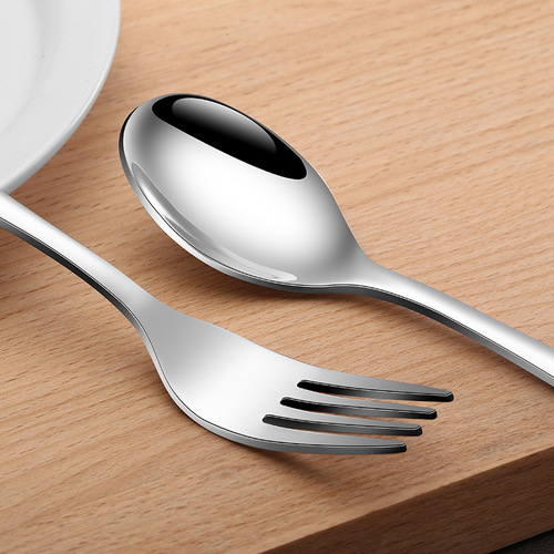 Cross-border Stainless Steel Western Tableware Creative Children's Western Fork and Spoon Set with Cute Bear Steak Knife, Fork, and Spoon