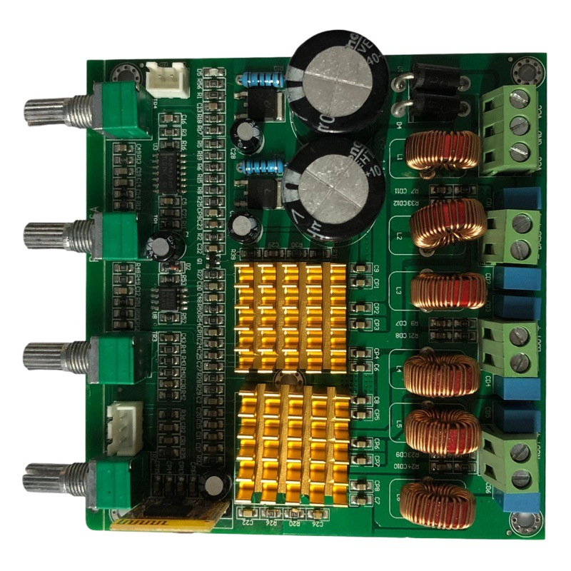 Bluetooth 2,1 tablero del amplificador de Alta Potencia terminado Digital Clase D 3 canales HIFI Super Bass fiebre nivel