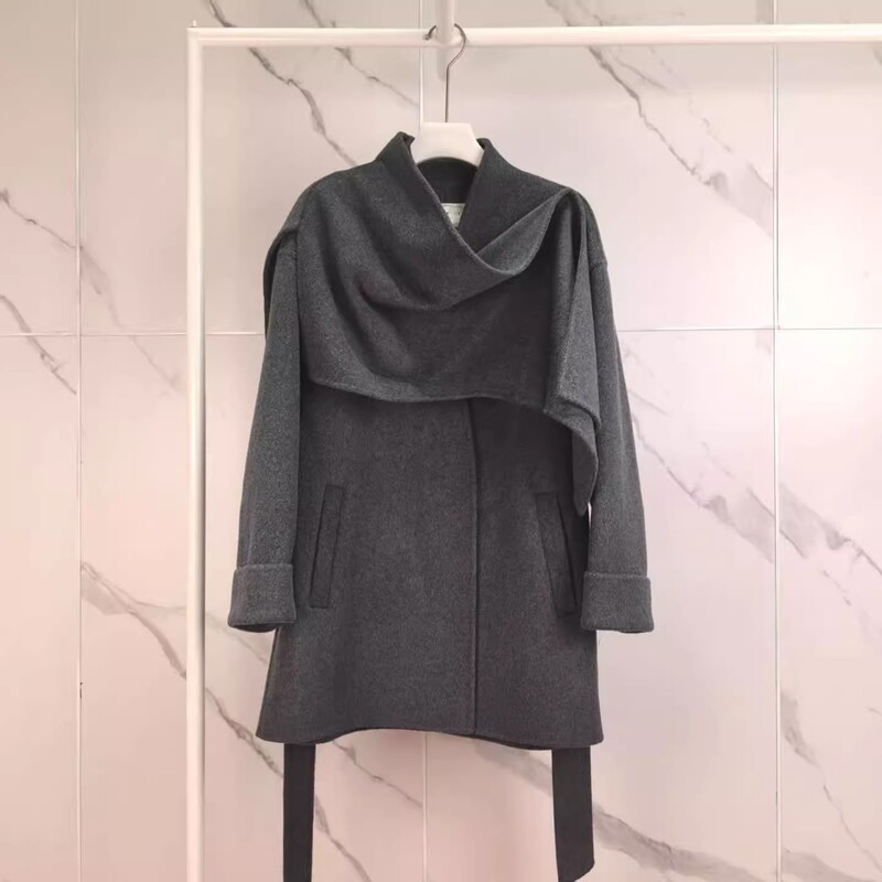 2025 New Winter Women's Clothing, Fashionable Large Shawl Wool Double-Sided Woolen Outwear Jacket 3Ga371401