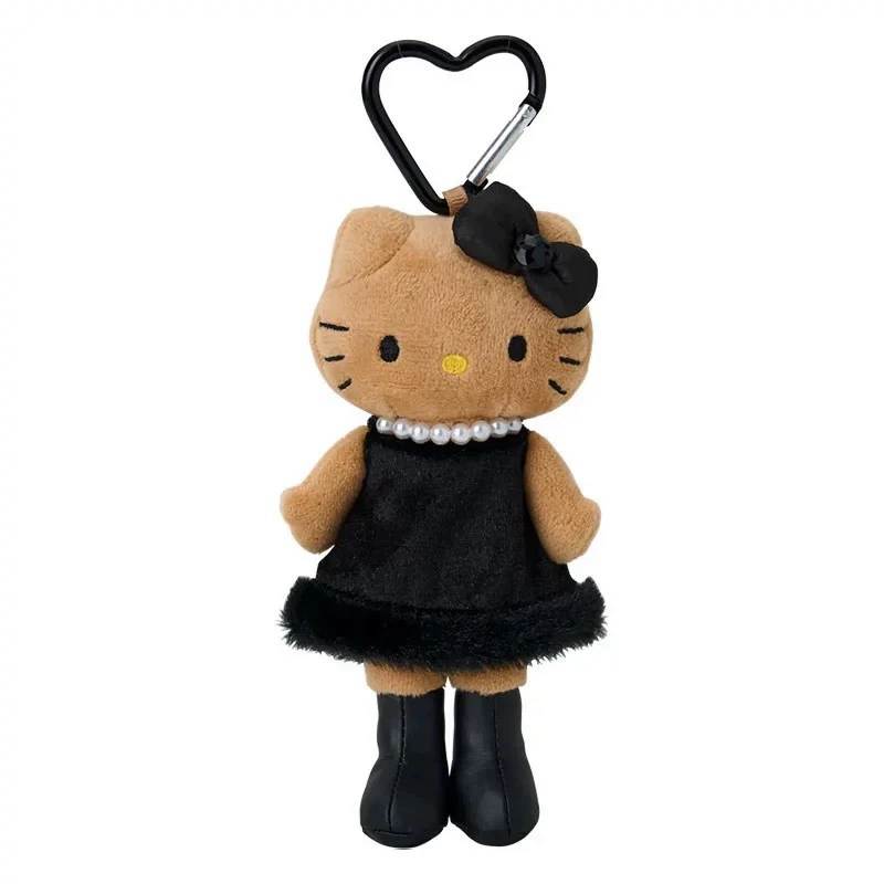 Японский Sanrio знаменитый стиль черный длинноногий Hello Kitty плюшевый кулон брелок для куклы сумка брелок