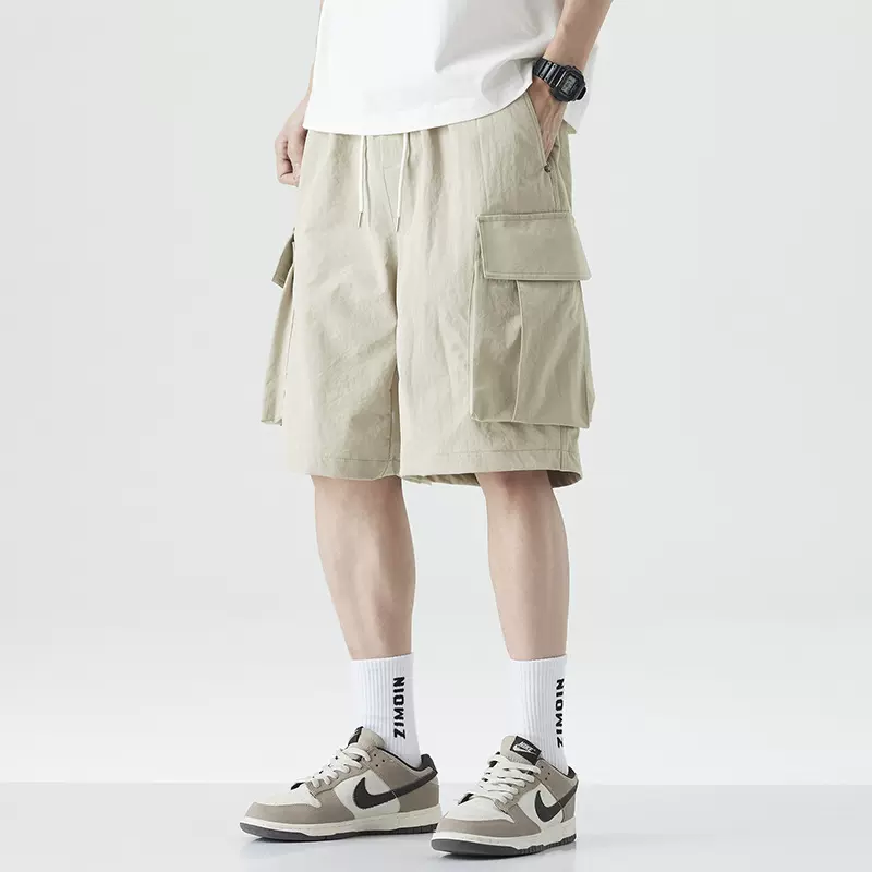 尚谷男装 夏季爆款工装短裤男日系复古休闲裤美式潮牌直筒阔腿