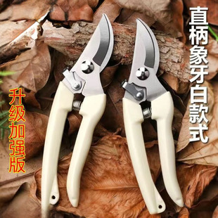 Household Flower Pruning Tree Fruit Tree Grafting Garden Shears Fruit Picking Artifact Steel Thick Branch Shears Labor-Saving Pruning Shears Gardening Tools