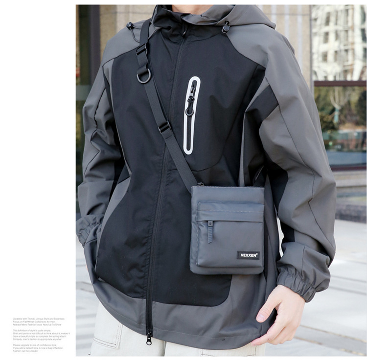 2025 Herrentasche Umhängetasche Casual Schultertasche Herrensrucksack Mini Handytasche Hochformat hochwertiges Design wasserabweisend leicht tragbar