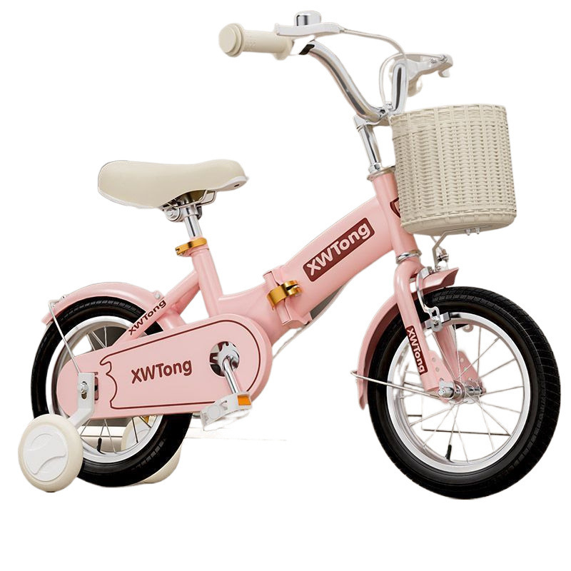 Bicicletas infantiles retro 3 - 6 - 8 - 9 - 12 años de edad, bicicletas infantiles plegables para niños, niñas y niños, bicicleta para niños