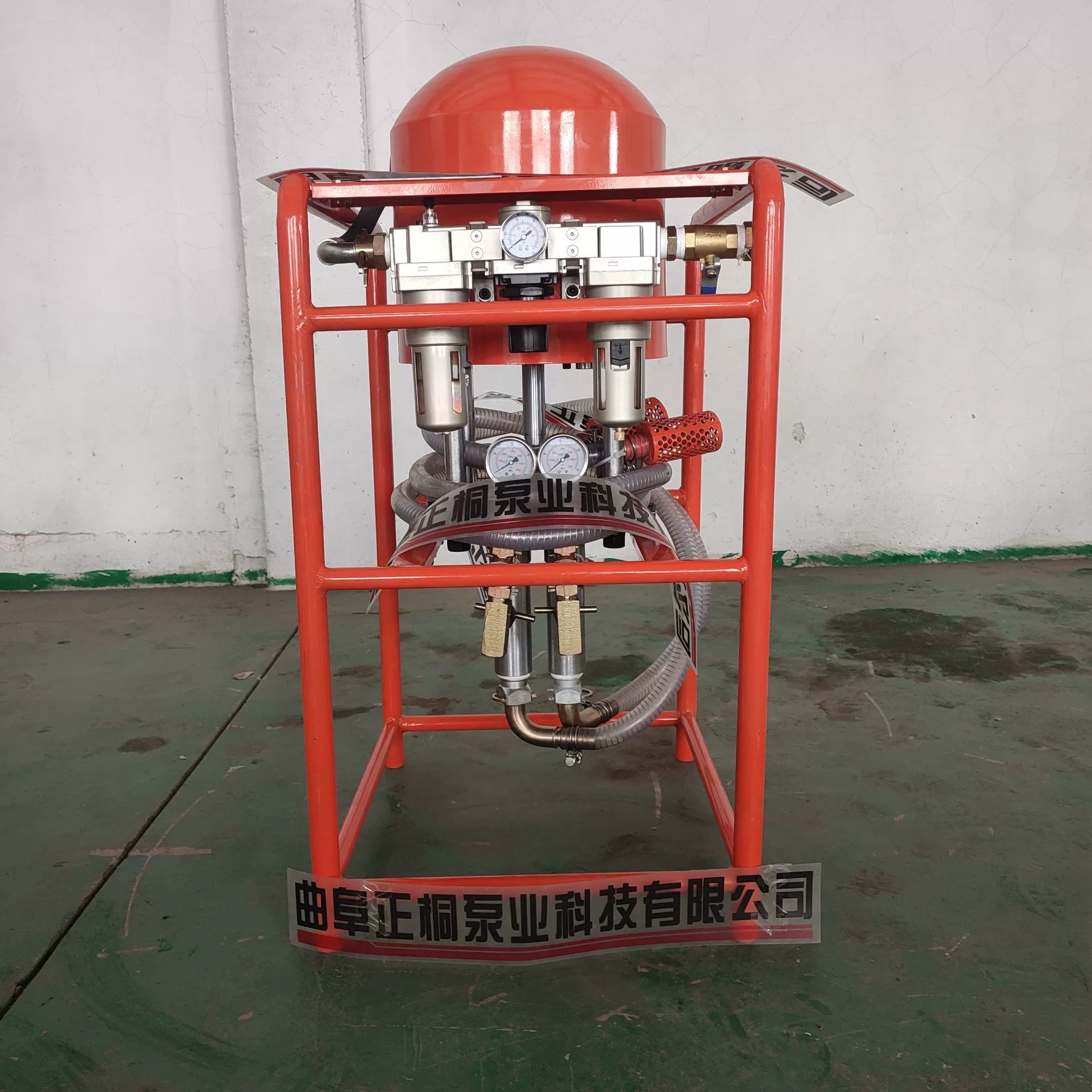 Заполненный зазор воздушный насос для впрыска суспензии 2ZBQS15-10 шахтная химическая суспензия двухжидкостная газовая машина для впрыска суспензии