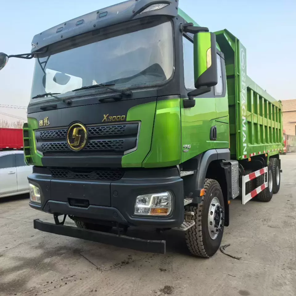 库存陕汽德龙X3000卡车 SHACMAN自卸车6*4渣土运输后翻工程车