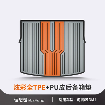 Trunk Mat: Yuan UP Tang L Song Colorful - sea-lion-05-dm-i-ideal-orange-vehicle-specific